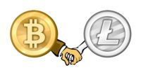 litecoin-bitcoin-hand