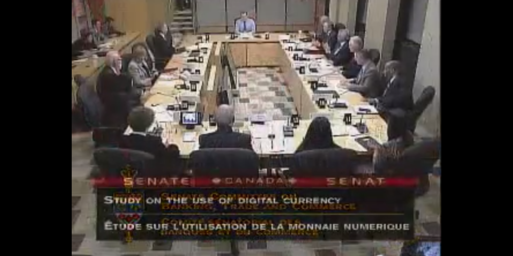 Zapis Przesłuchania w Kanadyjskim Senacie