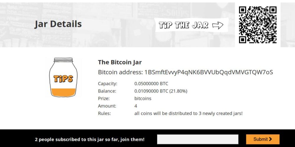 The Bitcoin Jar: gra społecznościowa i program lojalnościowy w jednym