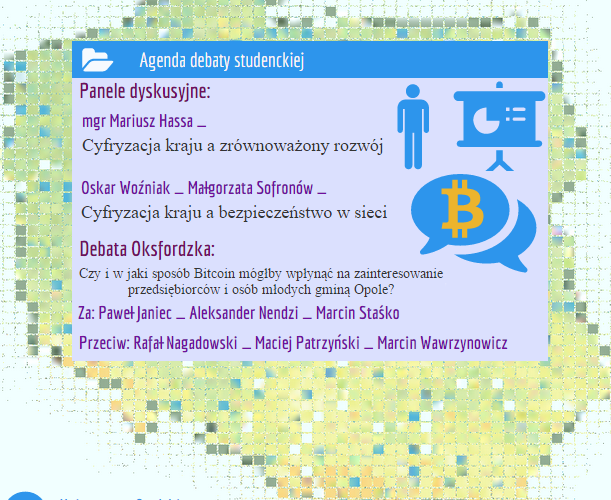 Zapraszamy na debatę w Opolu i Expo w Londynie!