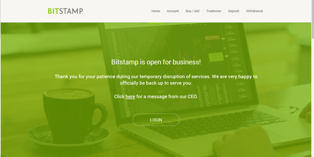 Bitstamp podniósł się po ataku!