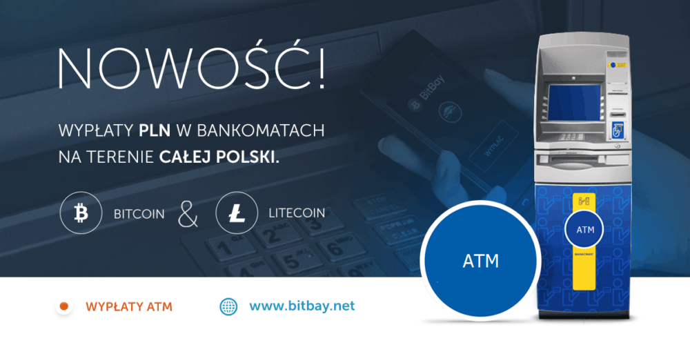 Bitcoiny z bankomatów – nowa usługa BitBay