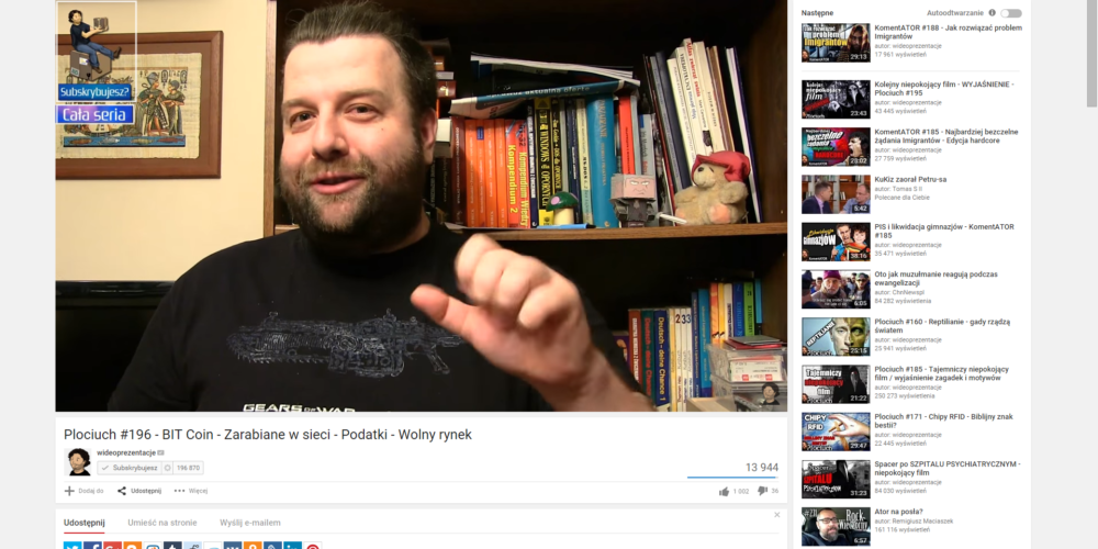Polski Vloger o Bitcoinie