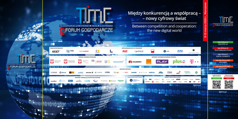 12 Forum Gospodarcze TIME już 9-10 marca w Warszawie